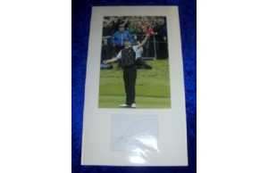 Ross Fisher Mounted Cut Signature With Photo!